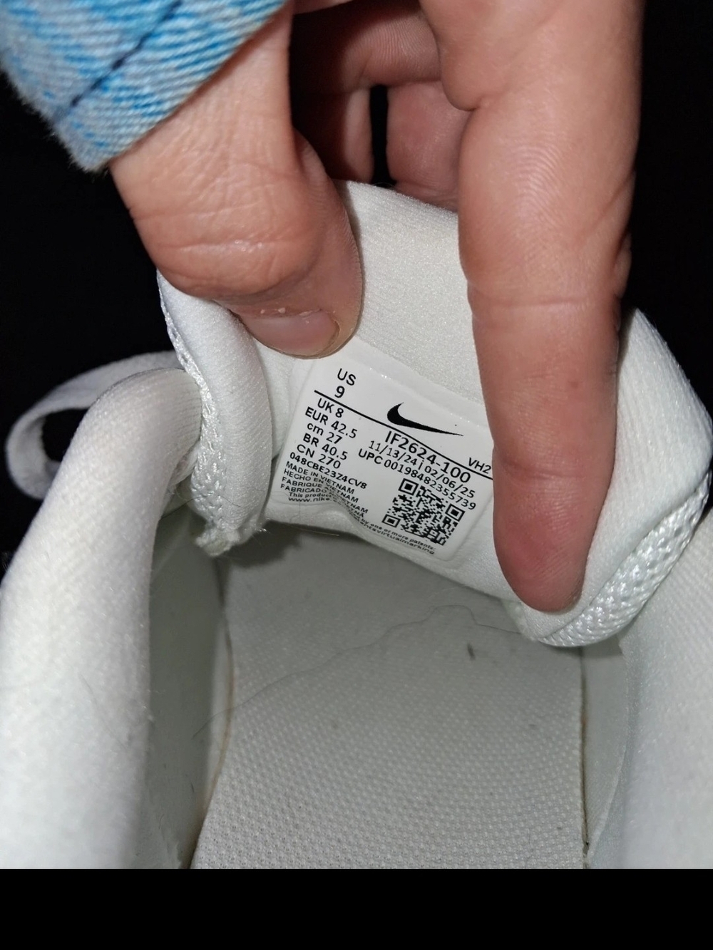 Nike Kids White Low-Top Sneakers